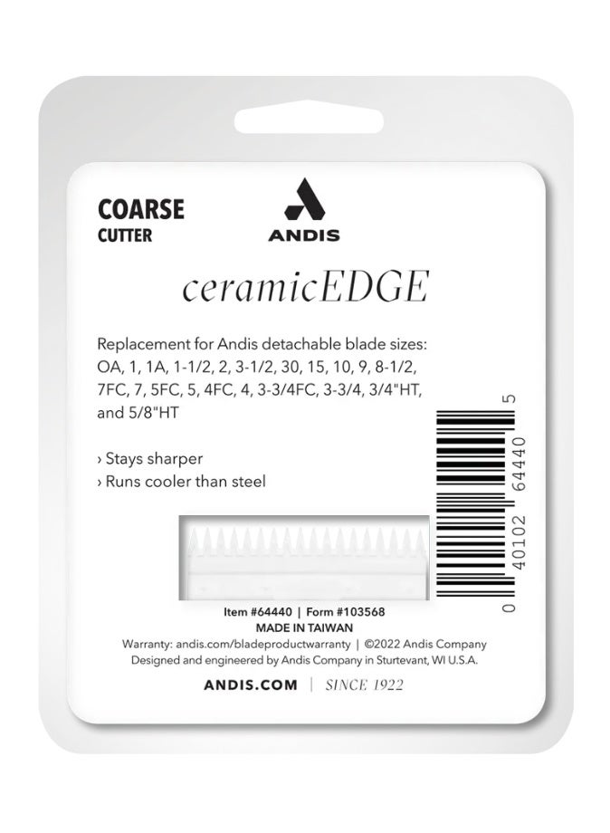 شفرة قابلة للفصل Andis CeramicEdge®، قاطع خشن لتشذيب الحيوانات والقص الاحترافي من فارماسي - Image 4